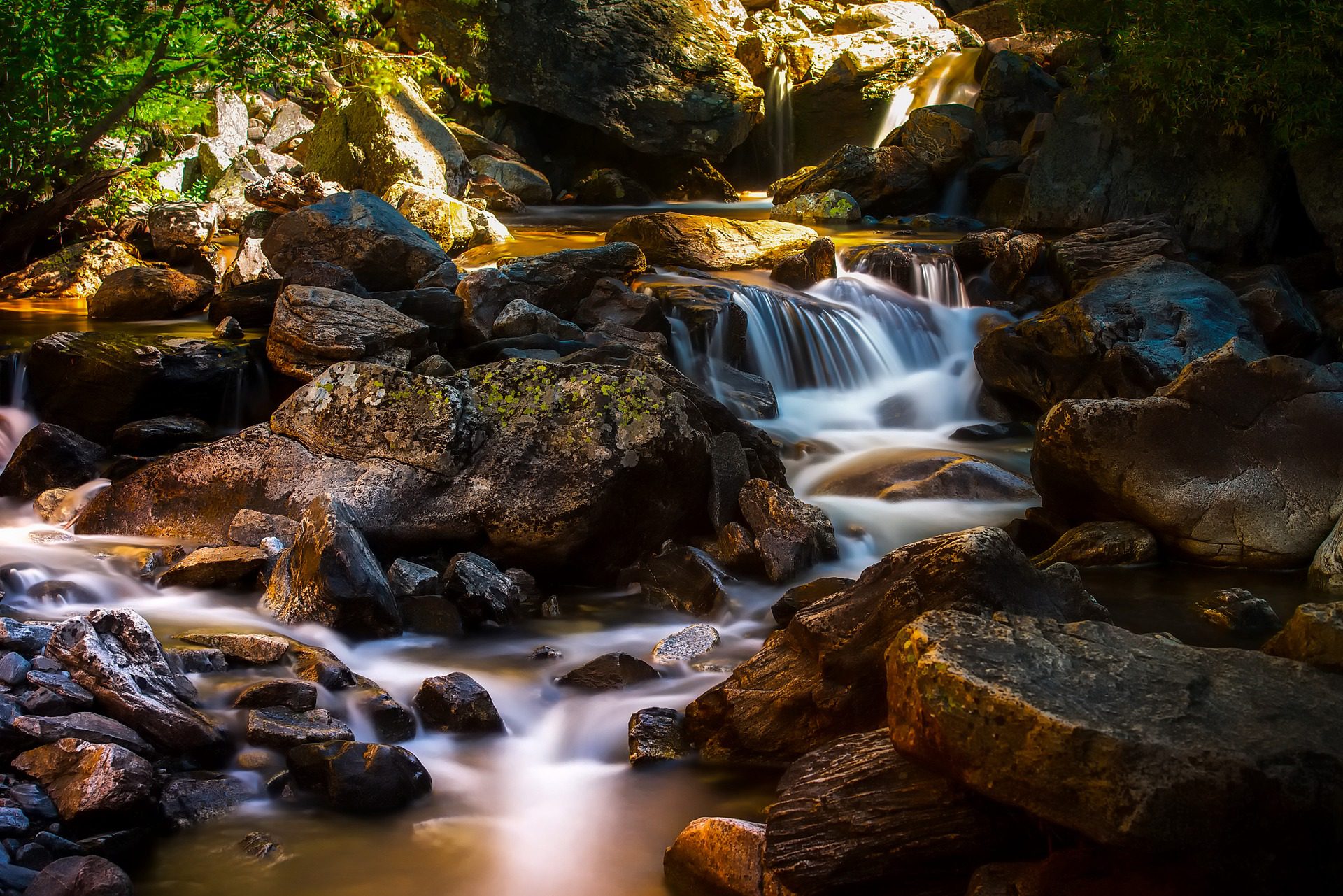 colorado scenic waterfall picture